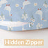 Cstdyfrv Vintage Geese Boho Flower Nursing Pillow Covers Cute Ducks Daisy Floral Removable Covers for Breastfeeding