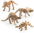 24pcs Dinosaur Fossil Skeletons, 3.7 Inch Assorted Figures for Educational Science Play and Party Decorations
