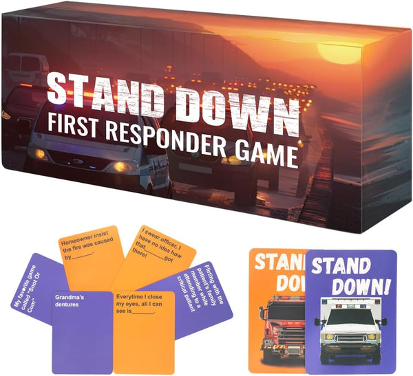 yusetoyue Dispatcher Gifts and Game Card for Firefighters, EMS, EMTs - Stand Down