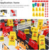 TOYANDONA 31Pcs Road Signs for Kids - Miniature Plastic Traffic Cones and Roadblocks Educational Playset
