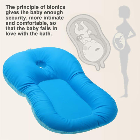 CDQL Mat,0 6 Baby Bath Pillow Pad,Infant Lounger Air Cushion,Newborn Bath Support Cushion,Anti Slip Cushion Seat,Soft