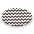 SHEETWORLD.COM SheetWorld Fitted 100% Cotton Percale Oval Crib Sheet, Fits Stokke Sleepi 26