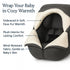 Quintriae Cozy Winter Car Seat Cover for Baby Infant Carseat Blanket Compatible with UPPAbaby Aria and Mesa and Most