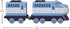 Thomas & Friends Fisher-Price Die-cast Kenji Toy Train Engine for Preschool Kids