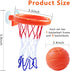 OBTANIM Set Bathtub Fun Basketball Hoop Balls Bathroom Shooting Game Toy for Toddler Kids Children Baby Bath Tub