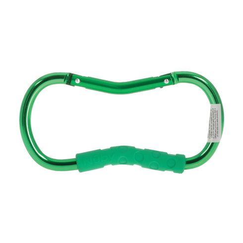 Nuby Large Handy Hook Carabiner Stroller Clip, Textured Soft Grip, Colors May Vary