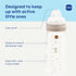 2 Pack, 11oz, 4+ MAM Easy Active Baby Bottle BPA Free, Fast Flow Silicone Nipple, Anti-Slip Grip, Leak-Proof, Months