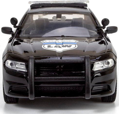 All Star Toys 2023 Charger Enforcer Police Pursuit Car 1/24 Diecast Model for Dodge Police