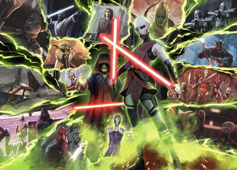 Ravensburger Star Wars Villainous: Asajj Ventress 1000 Piece Jigsaw Puzzle for Adults, Unique Pieces with Softclick