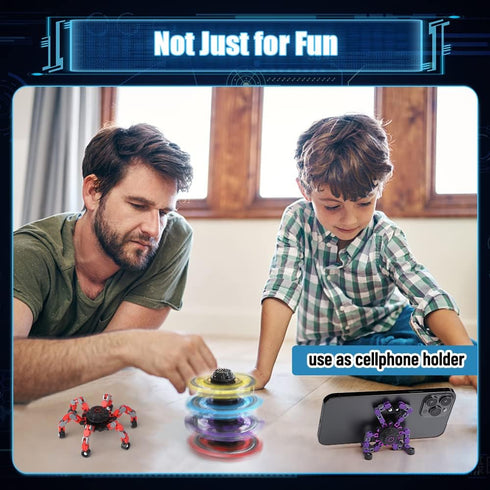 LNCOJOLM 10 PCS Robot Fidget Spinner Transformable Chain Toy for Kids Adults, Deformable Fingertip Gyro Sensory Fidget