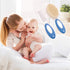 Baby Hair Brush and Comb Set for Newborns & Toddlers | Natural Soft Goat Bristles | Ideal for Cradle Cap (Blue)