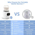 Portable Cordless Bottle Warmer, Includes 2 Adapters, Fast Heating, Accurate Temperature Control, for Breastmilk or