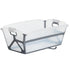 Evolur Supple Baby Spa Bath Tub Foldable Portable Bathtub with Transparent Safety