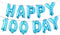 Alphabet Letters Foil Balloons Set, Happy 100 Day Banner for Baby Shower Birthday Party Decoration Supplies