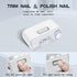 FabMay Beauty 2-in-1 Electric Nail Clipper, Cutting and Polishing Automatic Nail Clipper Two Speed for Babies, Kids