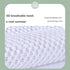 ICRPSTU Summer 3D Breathable Baby Carrier - Adjustable Mesh Baby Carrier Wrap with Thick Shoulder Straps and Pocket