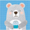 Creative Converting Bear Party Birthday Beverage Napkins, Multicolor, 5", 16ct