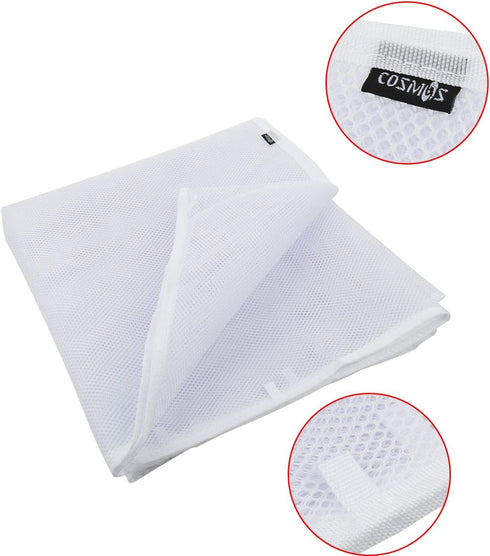 CM Child Safety Rail Net - Balcony Protective Mesh Guard with Zip Ties for Baby Pets Indoor Outdoor Use