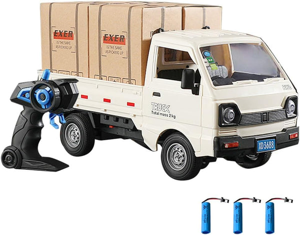 Remote Control Car RC Kei Truck,1:16 Scale RC Transporter Pickup Truck, 2.4GHz