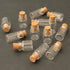 Fansoftiks 10Pcs Dollhouse Glass Jars Miniature: 1/12 Scale Glass Bottles Food Container for