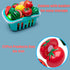 77Pcs 3 Pretend Play Kitchen Accessories for Kids, Cutting Fruits Vegetables Hamburger Toy Kitchen Accessories