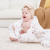 47''x47'' 4 Pack, 100% Little Grape Land Muslin Swaddle Blankets Cotton Large Size Baby Swaddles for Newborn, Soft