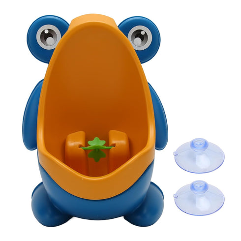 Srliya Children Training Urinal Wall Mounted Detachable Cute Cartoon Child Standing Urinal with Suction Cup for Boys