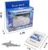 Small Montessori Animal Figures with Flash Cards, Realistic Figurines Toys, Educational Matching Game for Kids