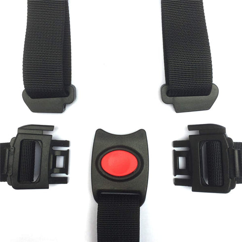 ZARPMA Baby 5 Point Harness Belt Adjustable Strap for Stroller High Chair Pram Buggy (2.5cm Width)