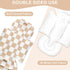 DILIMI Nursing Pillow Cover and Infant Car Seat Insert with Strap Covers, Baby Head Support for Car Seat, Brown