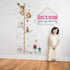 Girl's Room Sign - No Boys Allowed, 5" x 10" Nursery Decor Door Plaque Birthday Gift (E2-WH065)