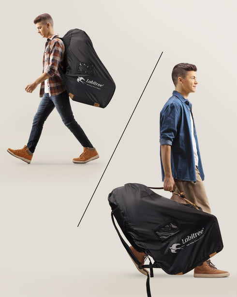 100% Breakproof Car Seat Travel Bag for Airplane, Comfortable Backpack Cover for Air Travel, Sturdy Baby Carseat