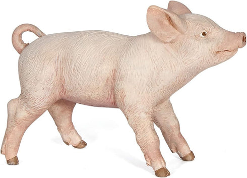 Papo Hand-Painted Farmyard Friends Female Piglet Figurine - 51136 - Collectible for Children 3 Years and Up, Pink
