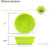 Re-Play 12 Oz. Toddler Bowls for Snack and Everyday Dining - Set of 3, Dishwasher & Microwave Safe - Aqua Asst. Plus
