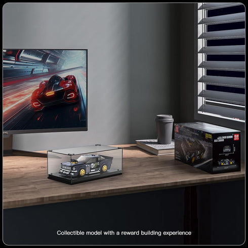Mould King Speed Champions Car Building Toys with Acrylic Display Case Model Race Car Toy Building Blocks Kit 27024 for