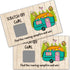 50 Pack Camping Theme Scratch Off Game, Campervan Roaring Campfire Scratch Cards for Baby Shower Birthday Party