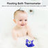 b&h Baby Bath & Room Thermometer, Digital Floating Toy for Toddlers, Safe Bathtub Water Temperature Manta Ray