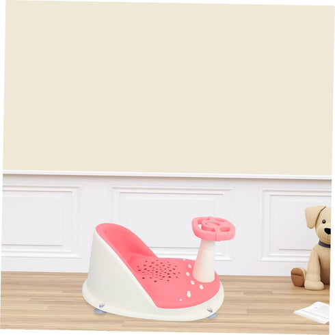 Non-Slip Bath Tub Seat with Suction Cups Comfortable Bathtub Chair for Sitting Up Quick Drainage Lightweight Foldable