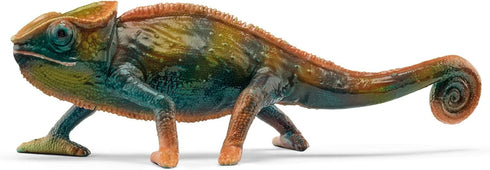 Schleich Wild Life Realistic Color-Changing Chameleon Figure - Wild Animal Toy Figurine,