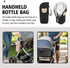 DTREELS Bottle Cooler Tote Bags with Foil Lining, Baby Bottle Thermal Bag, Portable Breastmilk Bottles Storage Bags