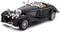 1:28 Scale Pullback Diecast Metal Antique Classic Model Cars - Collectible Toy Gifts (Black, Length 6.5in)