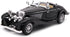 1:28 Scale Pullback Diecast Metal Antique Classic Model Cars - Collectible Toy Gifts (Black, Length 6.5in)