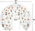 Camping Animals Baby Nursing Pillow Covers for Boy Girl Bear Deer Raccoon Squirrel Bunny Hedgehog Owl Nursery