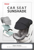 Black Car Seat Sun Shade Extender Canopy
