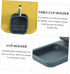 MAGICLULU Clip-On Desk Cup Holder Clamp Portable Plastic Table Side Drink Stand for Office Use Adjustable and Secure
