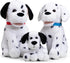 Mini Dalmatian Stuffed Animal - Small Dalmatian Puppy Dog Plush Toy Gift for Kids, 7 inches