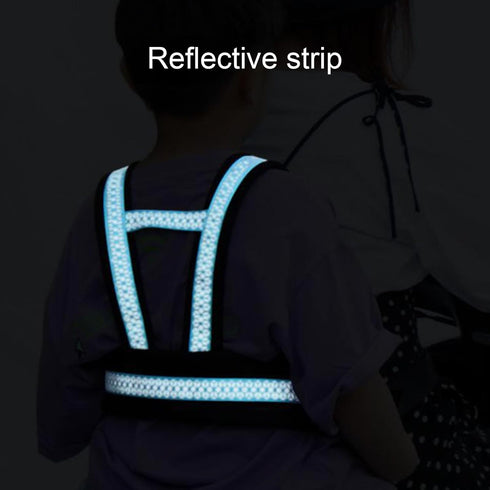 ljhnba Child Motorcycle Harness Baby for Carrier for Seat Adjustable Breathable for Kids Attached to Ad