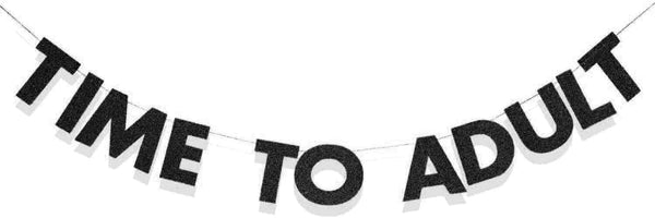 18th Birthday Decoration Banner, Happy 18th Birthday, Vintage 2007 Party Supplies, Glitter Sign for Girls Boys