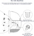 Gowing S32 24mm 2 Sets Wearable Breast Pump Replacement Parts Compatible with Wearable Breast Pump, Include Duckbill