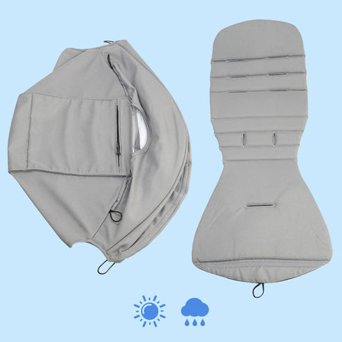 ZHENZQ Baby Stroller Canopy Cover Seat Liner Carriage Seat Cushion Pushchair Cover Replaceable Stroller Accessories